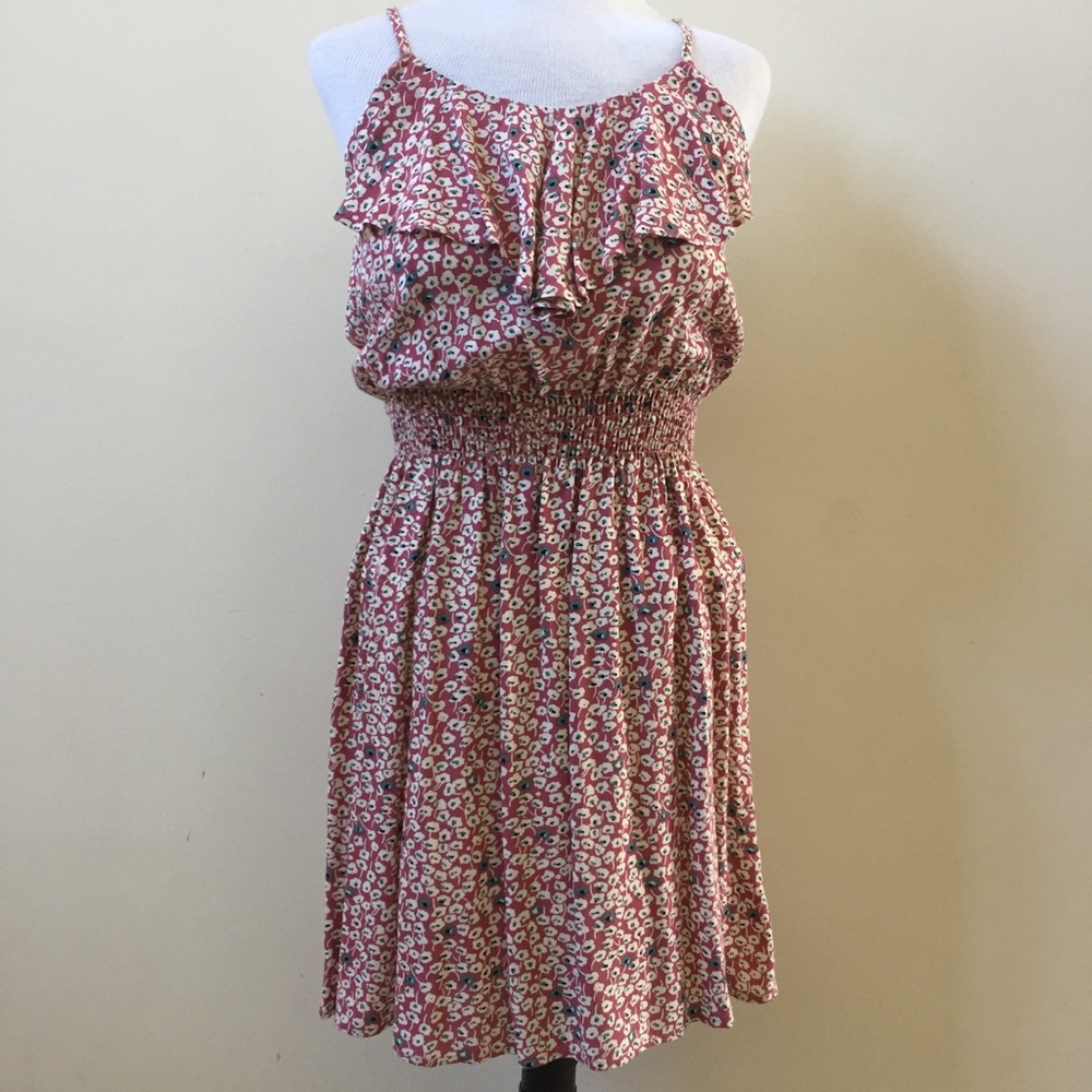 Forever21 Floral Ruffle Dress